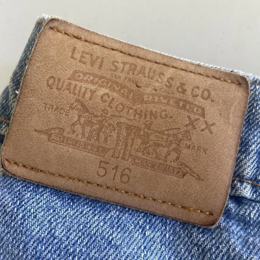 Levi Vintage 516 XX Men‎ 40X31 Hemmed Slim Straight 90s